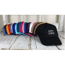 Hip Happy Camper Embroidered Low Profile Baseball Cap Hat Many Styles  eb-04034580